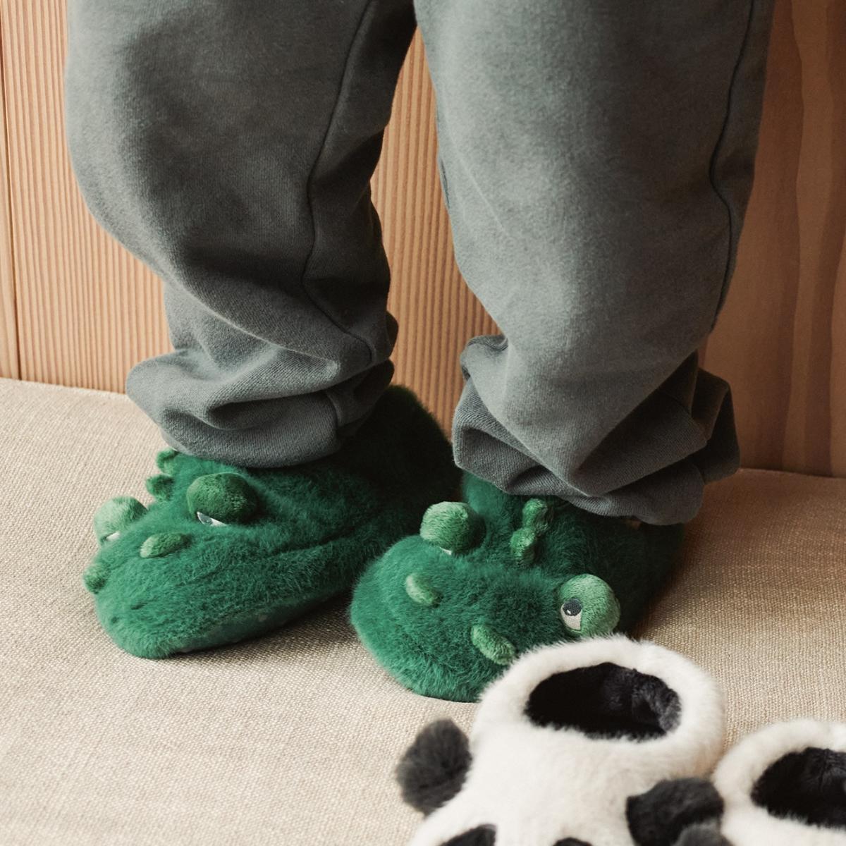 Hausschuhe 24-25 Crocodile Liewood garden green