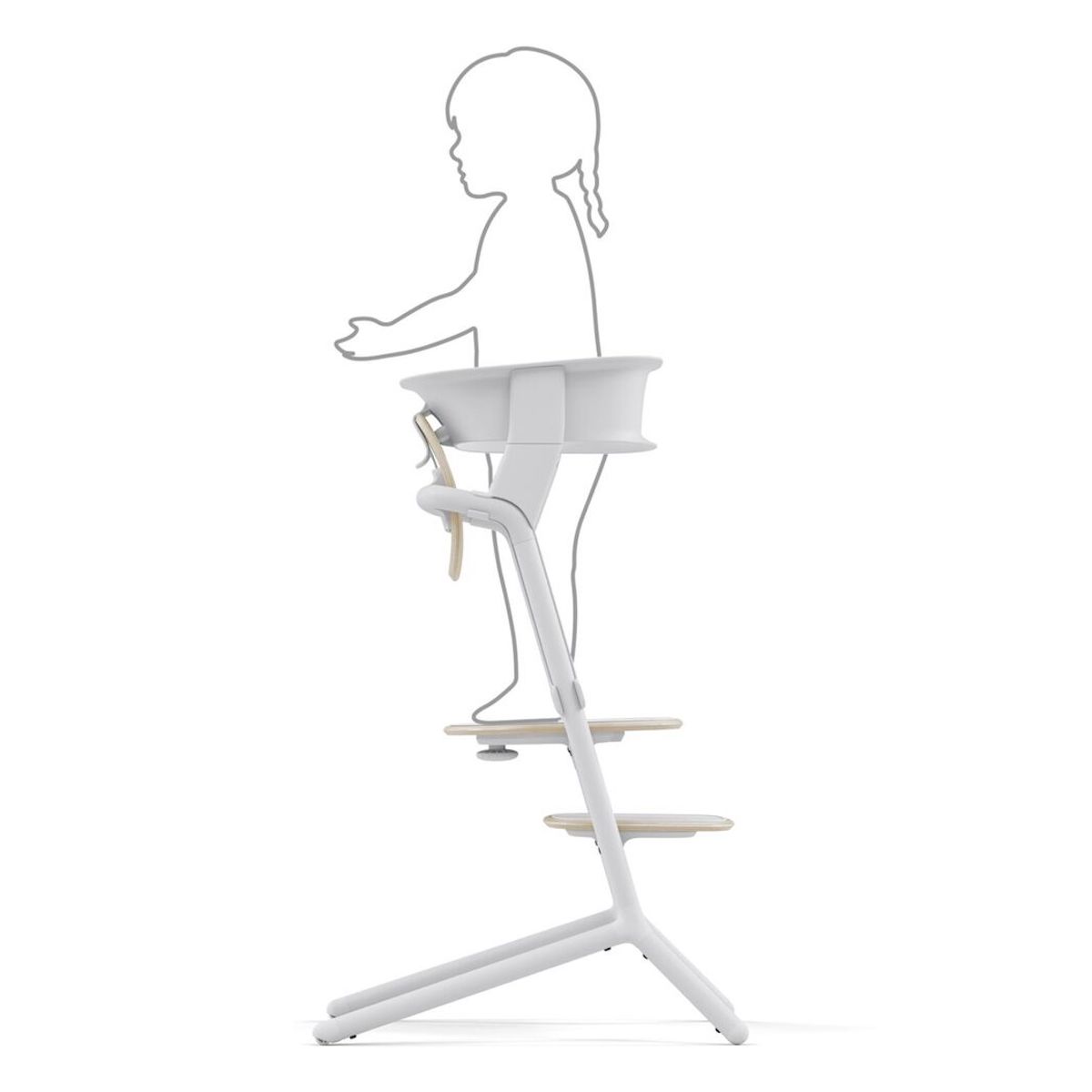 Helferturm-Tisch Set LEMO Cybex All white