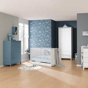 Highboard 2 Türen 2 Schubladen OLLI Paidi blau matt