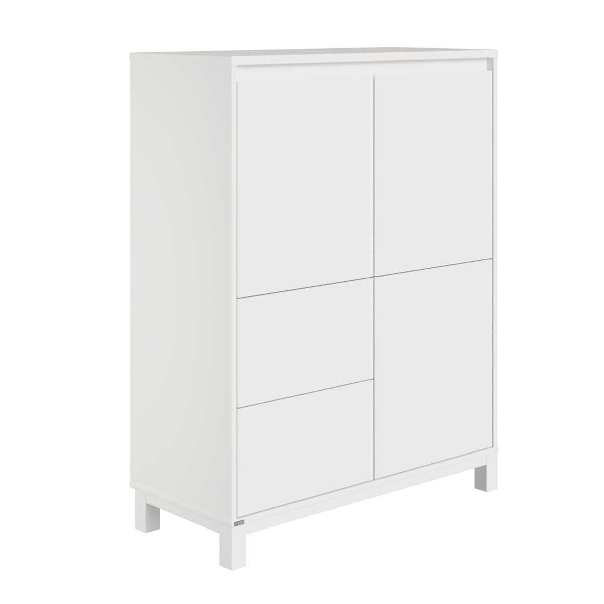 Highboard 2 Türen 2 Schubladen OLLI Paidi weiß