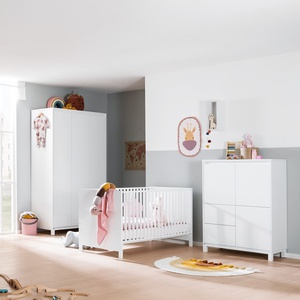 Highboard 2 Türen 2 Schubladen OLLI Paidi weiß