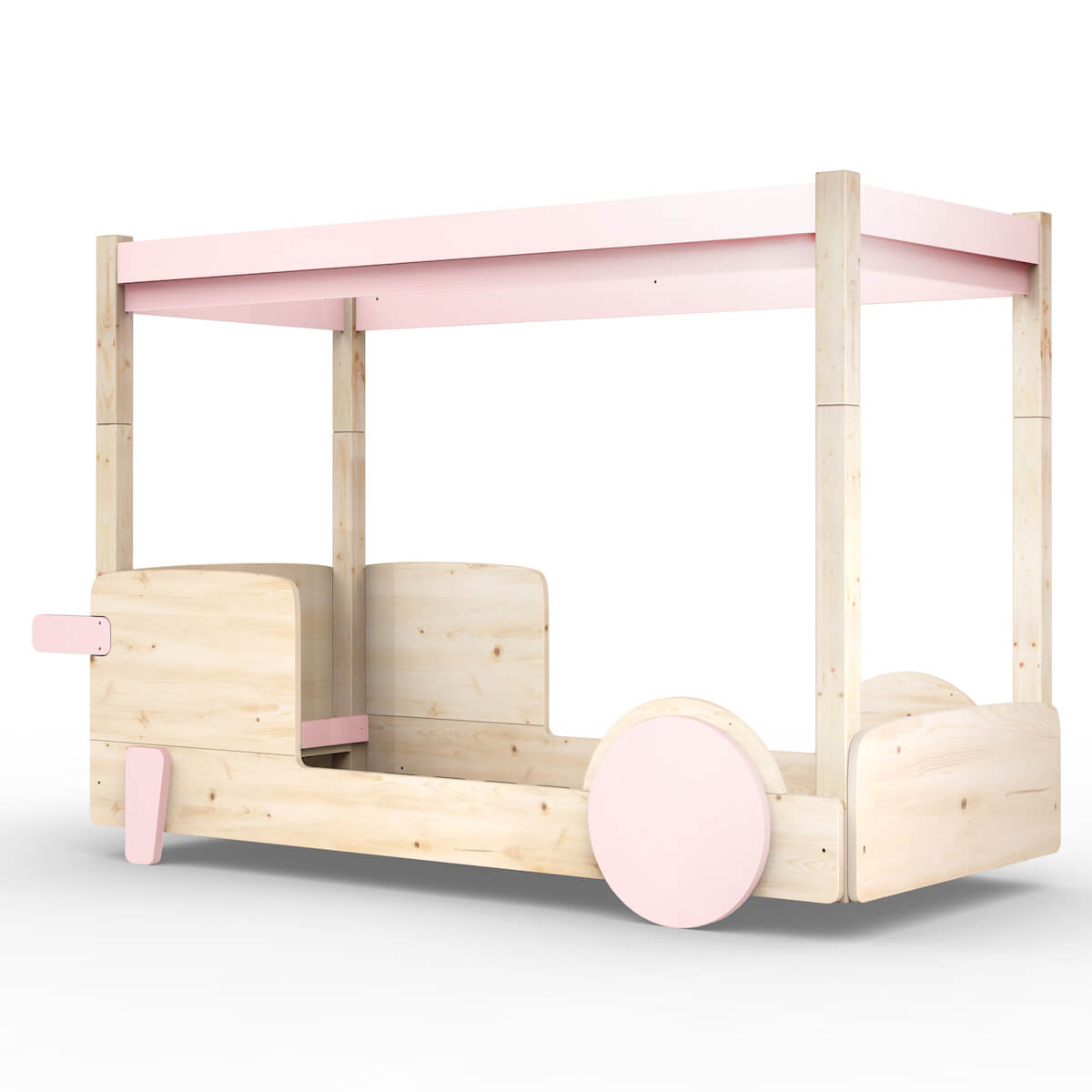 Himmelbett 90x190cm DISCOVERY Mathy by Bols puderrosa