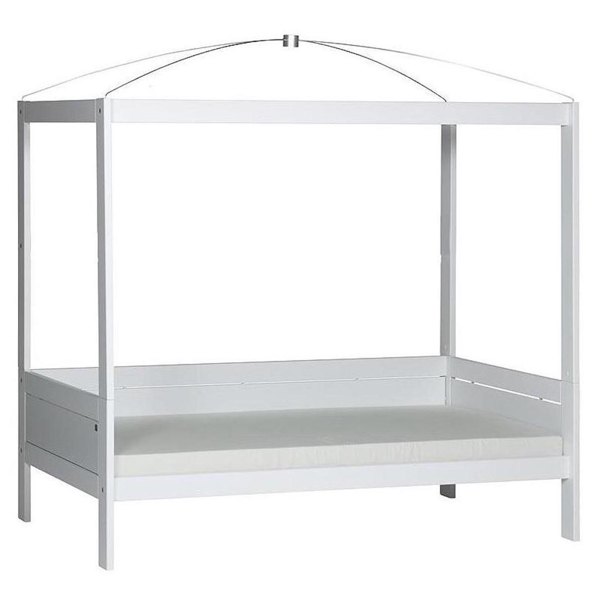 Himmelbett 90x200cm Lifetime weiß