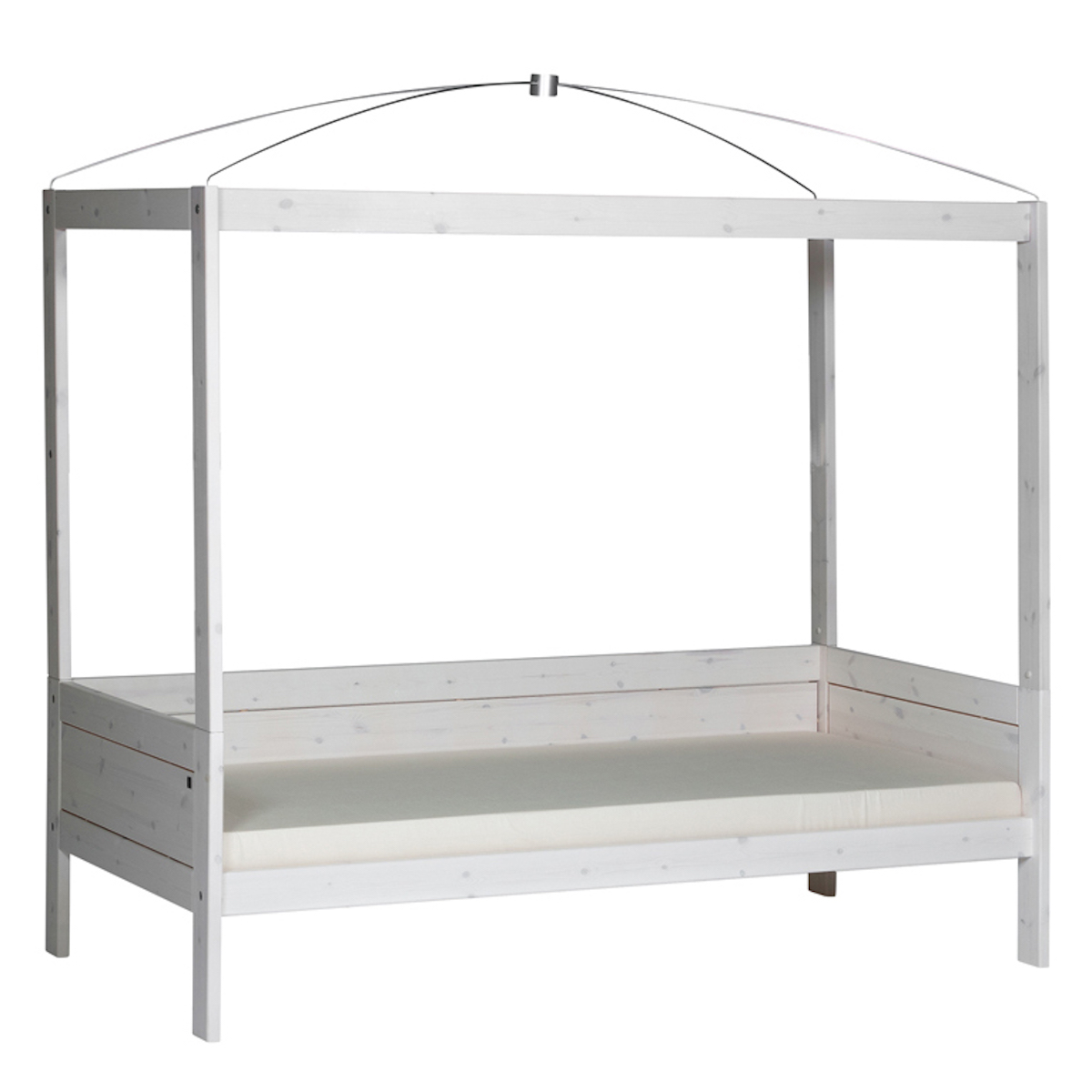 Himmelbett 90x200cm Lifetime whitewash