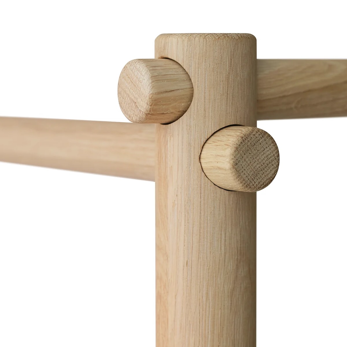 Himmelbett CAMP 90x180cm weiß/Eiche Oliver Furniture