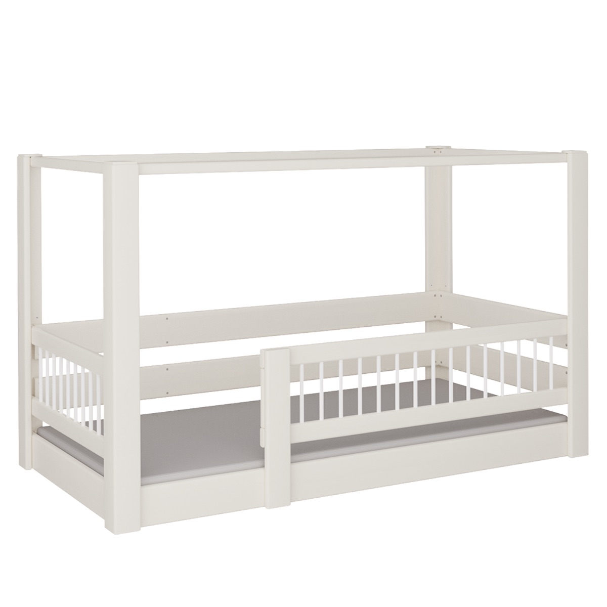 Himmelbett Kubu DELUXE de Breuyn geweißt