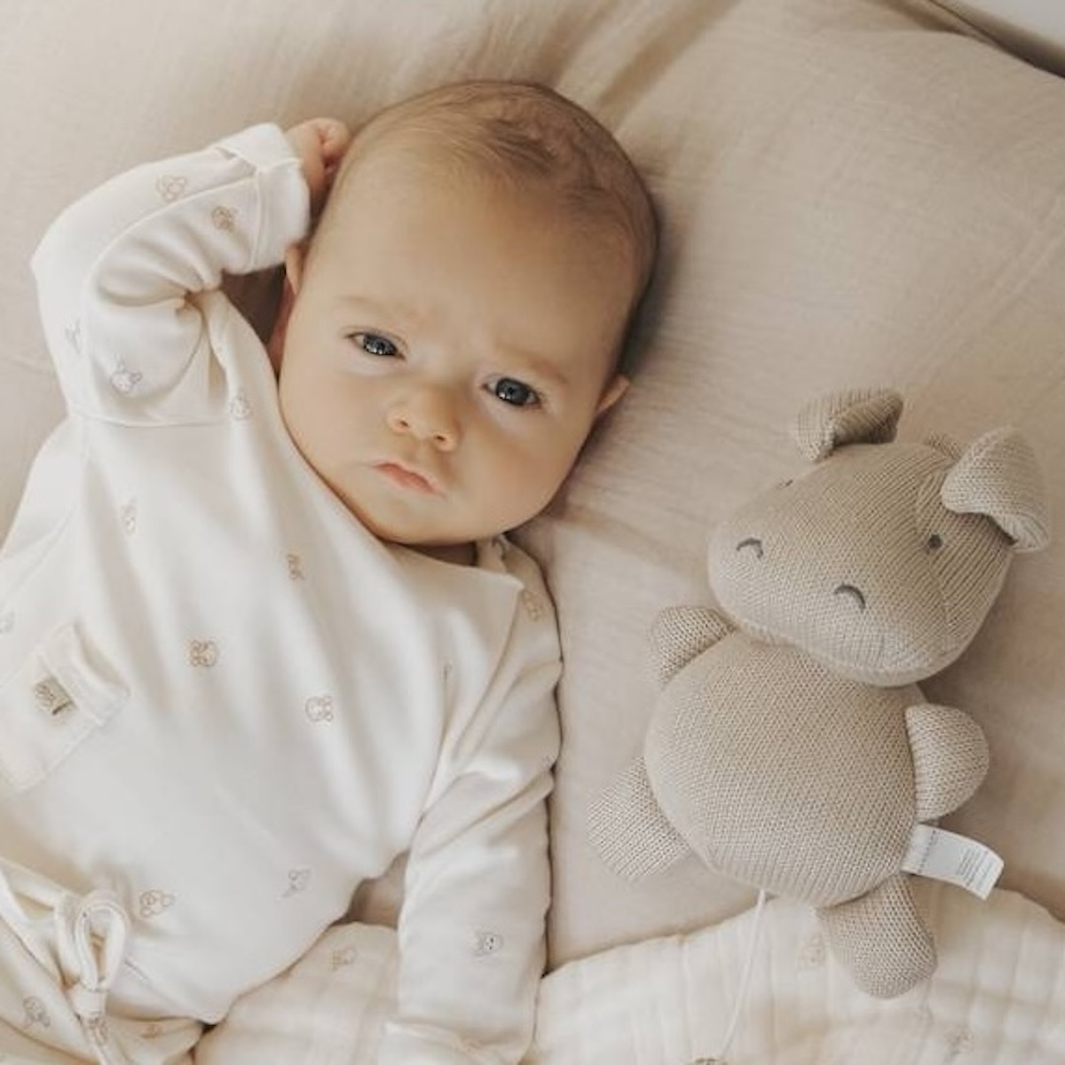 HIPPO Hängespielzeug Bamboom oyster sand