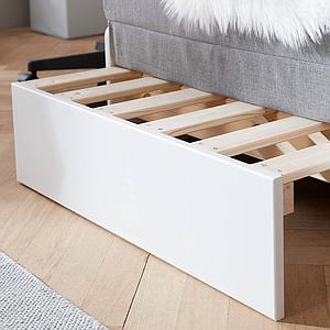 Hochbett 200x90cm casa Click-On Schreibtisch NOR Flexa Eiche-weiß