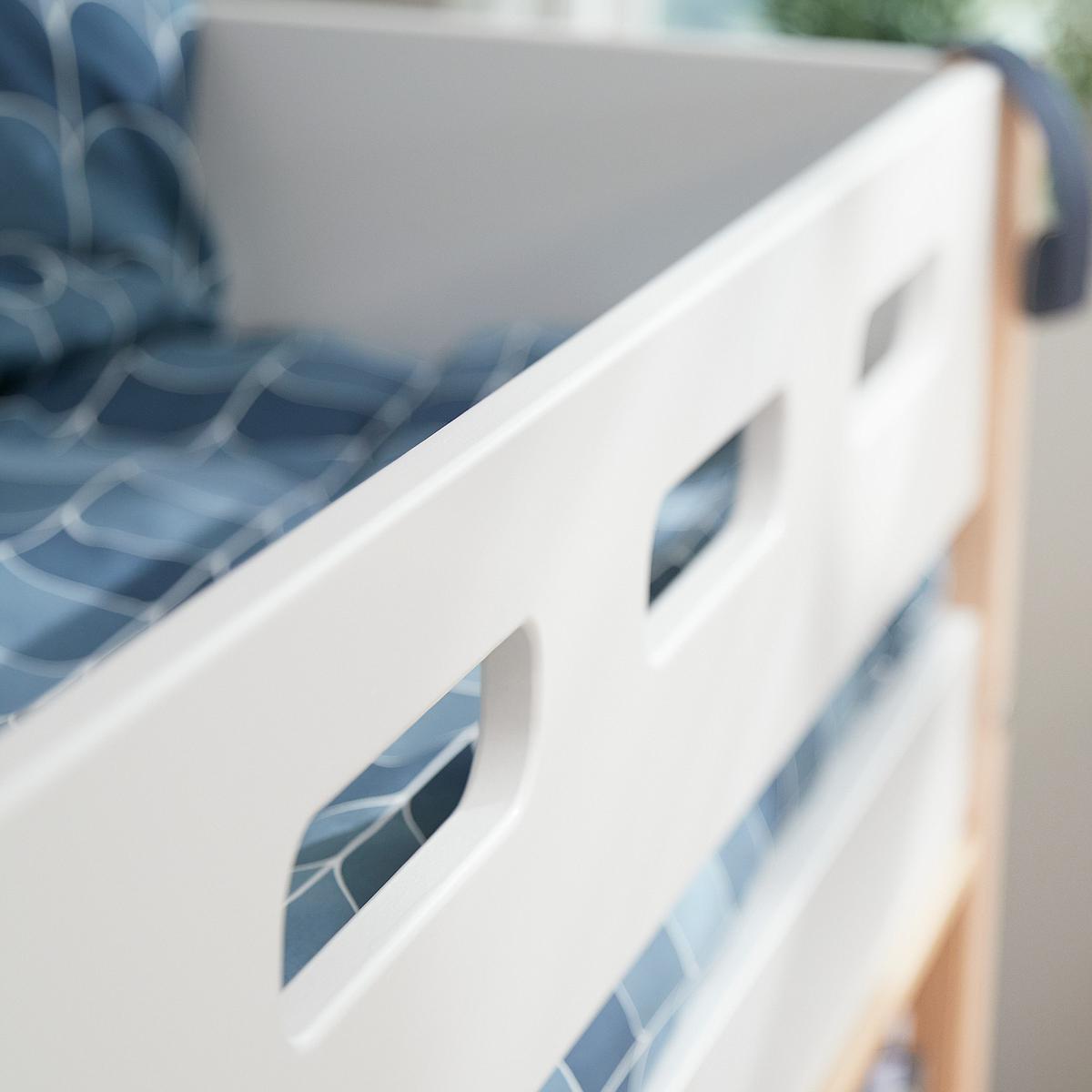 Hochbett 200x90cm NOR Flexa Eiche-weiß