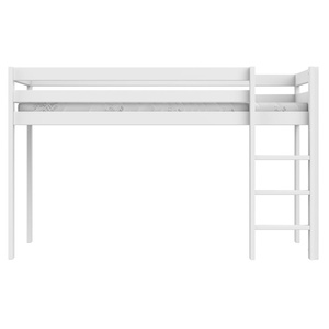 Hochbett 90x200cm ELEMENTS Lifetime weiß