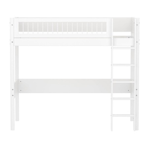 Hochbett 90x200cm WHITE Flexa Legs F.Wht.  Schiene F.Wht.