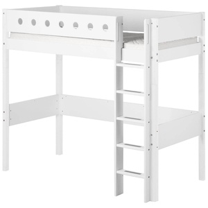 Hochbett mitwachsend 90x200cm WHITE Flexa weiß-weiß