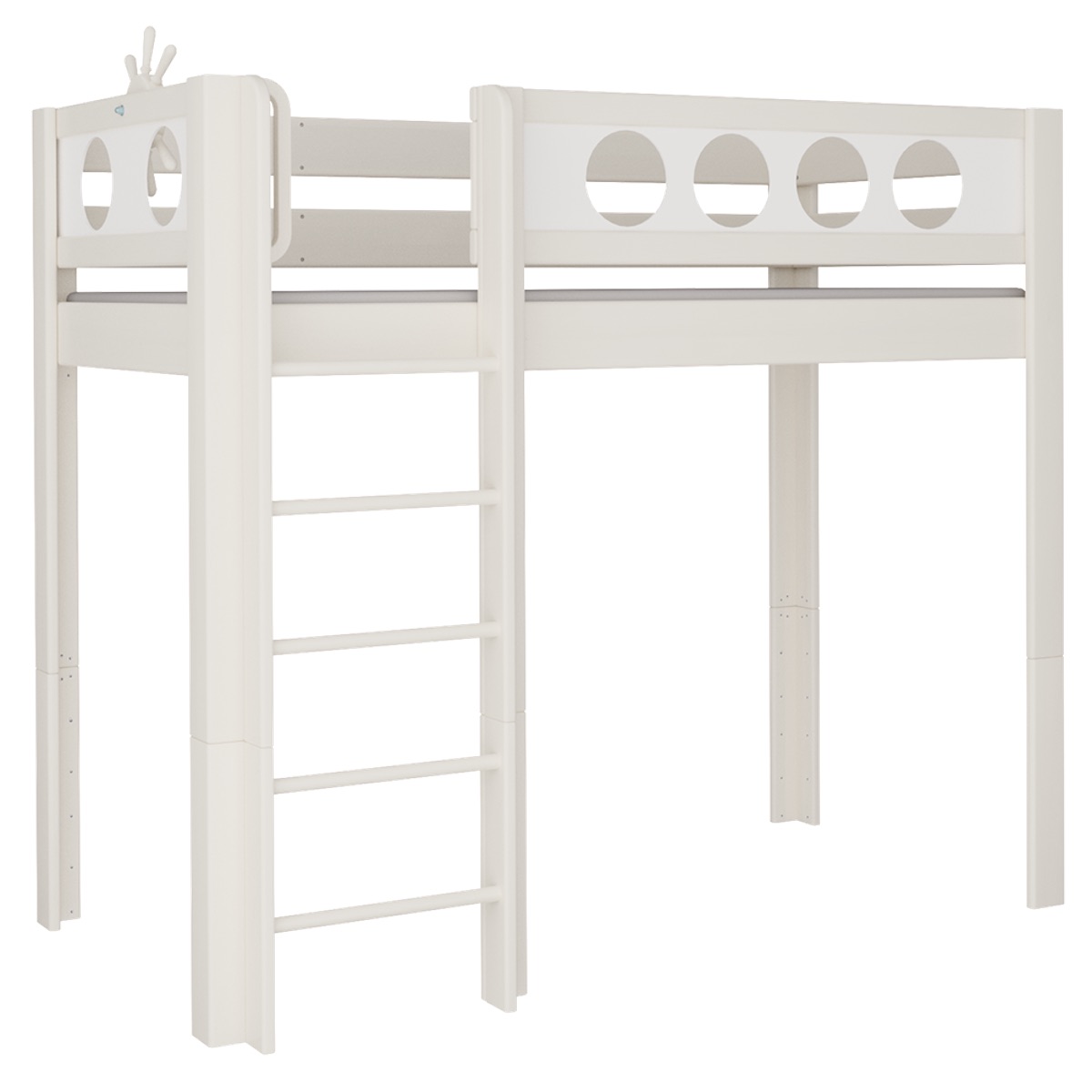 Hochbett Pirat DELUXE de Breuyn geweißt