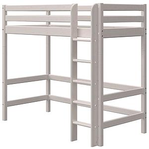 Hochbett XL 90x200cm gerade Leiter CLASSIC Flexa grey washed