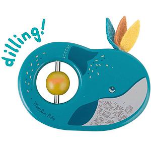 Hochet bois baleine LE VOYAGE D'OLGA Moulin Roty