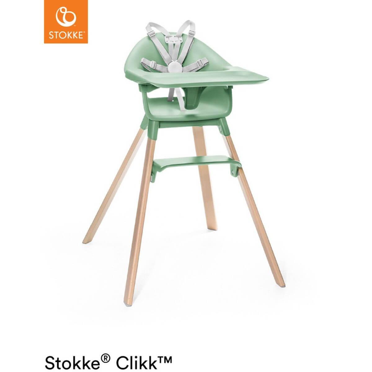 Hochstuhl CLIKK™ Stokke grüner Klee