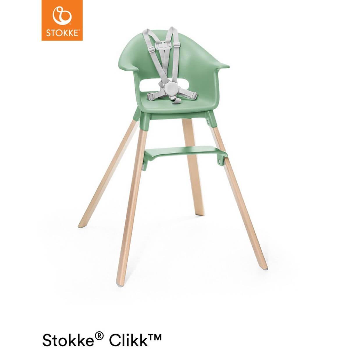 Hochstuhl CLIKK™ Stokke grüner Klee