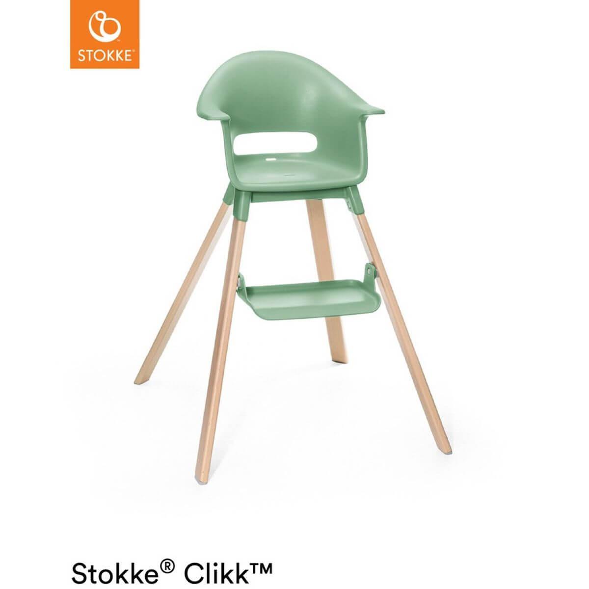 Hochstuhl CLIKK™ Stokke grüner Klee