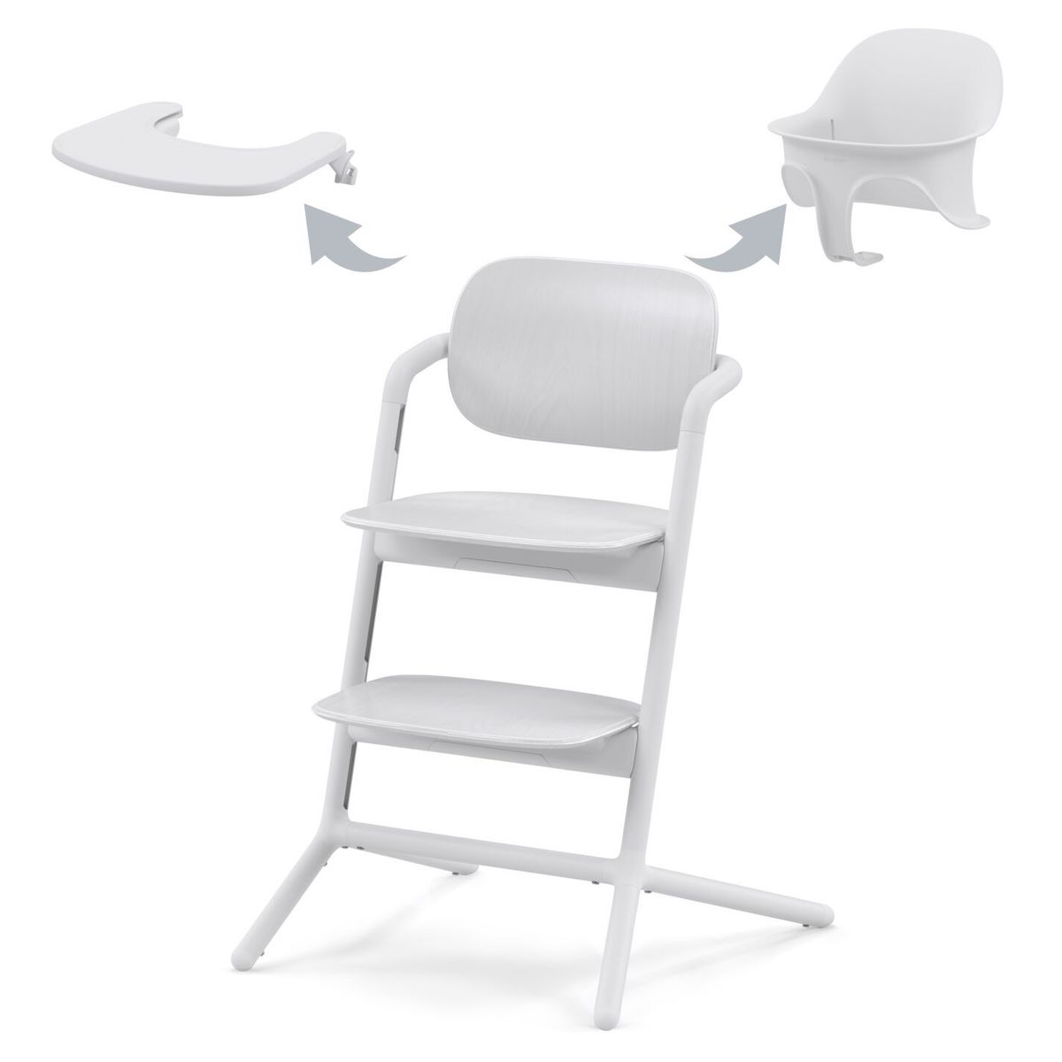Hochstuhl Set LEMO 3in1 Cybex All White