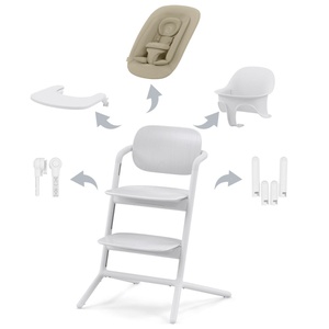 Hochstuhl Set LEMO 3in1 Cybex All White