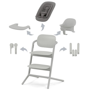 Hochstuhl Set LEMO 3in1 Cybex Suede Grey