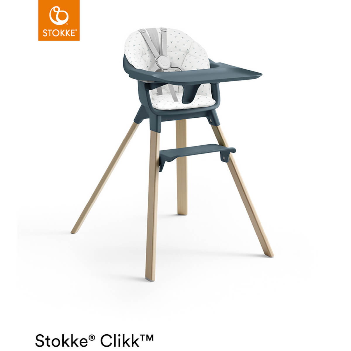 Hochstuhlkissen CLIKK™ Stokke Blueberry Boot
