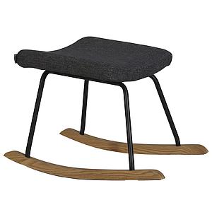 Hocker FOR ROCKER DE LUXE Quax schwarz