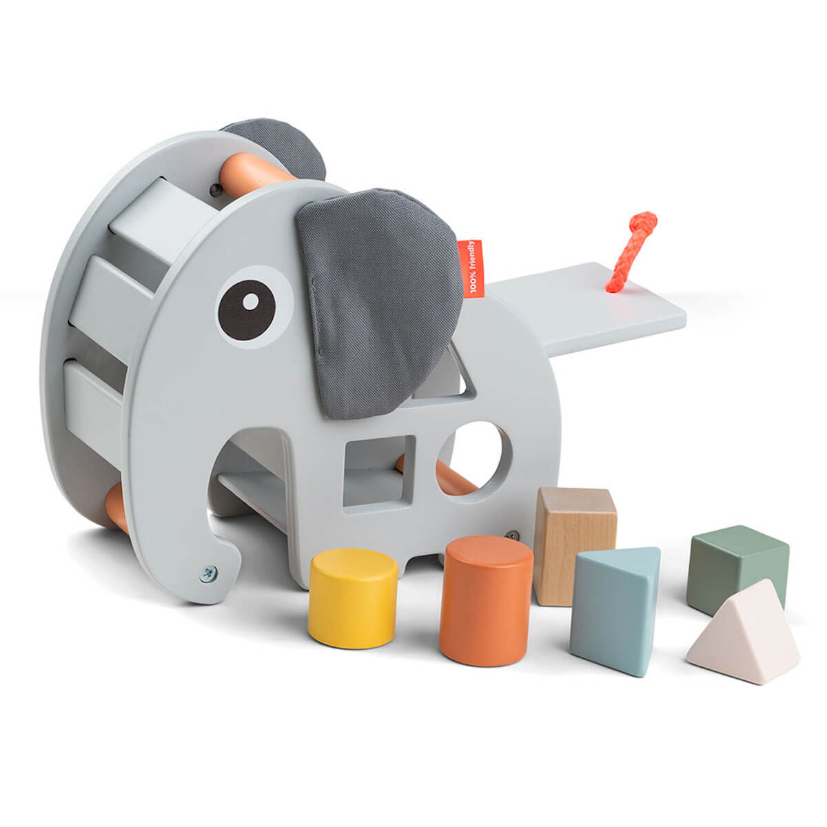 Holz-Elefant Sortierbox- Elphee Erledigt von Deer