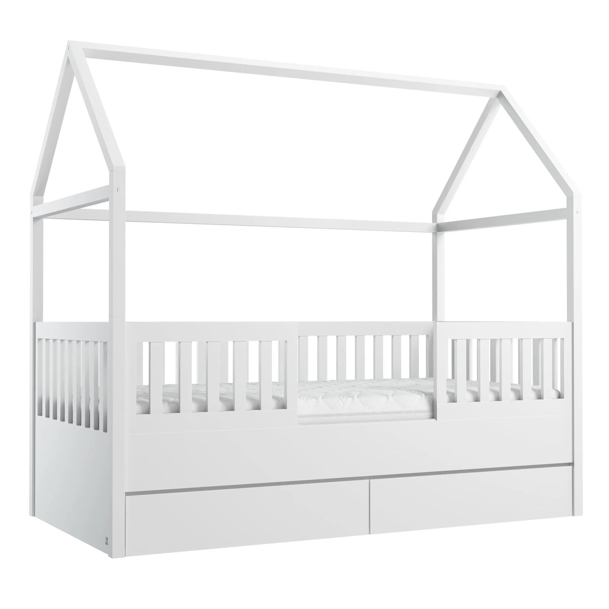 Housebed PRESTIGE 100x200cm 2 Schubladen Lui e Lei