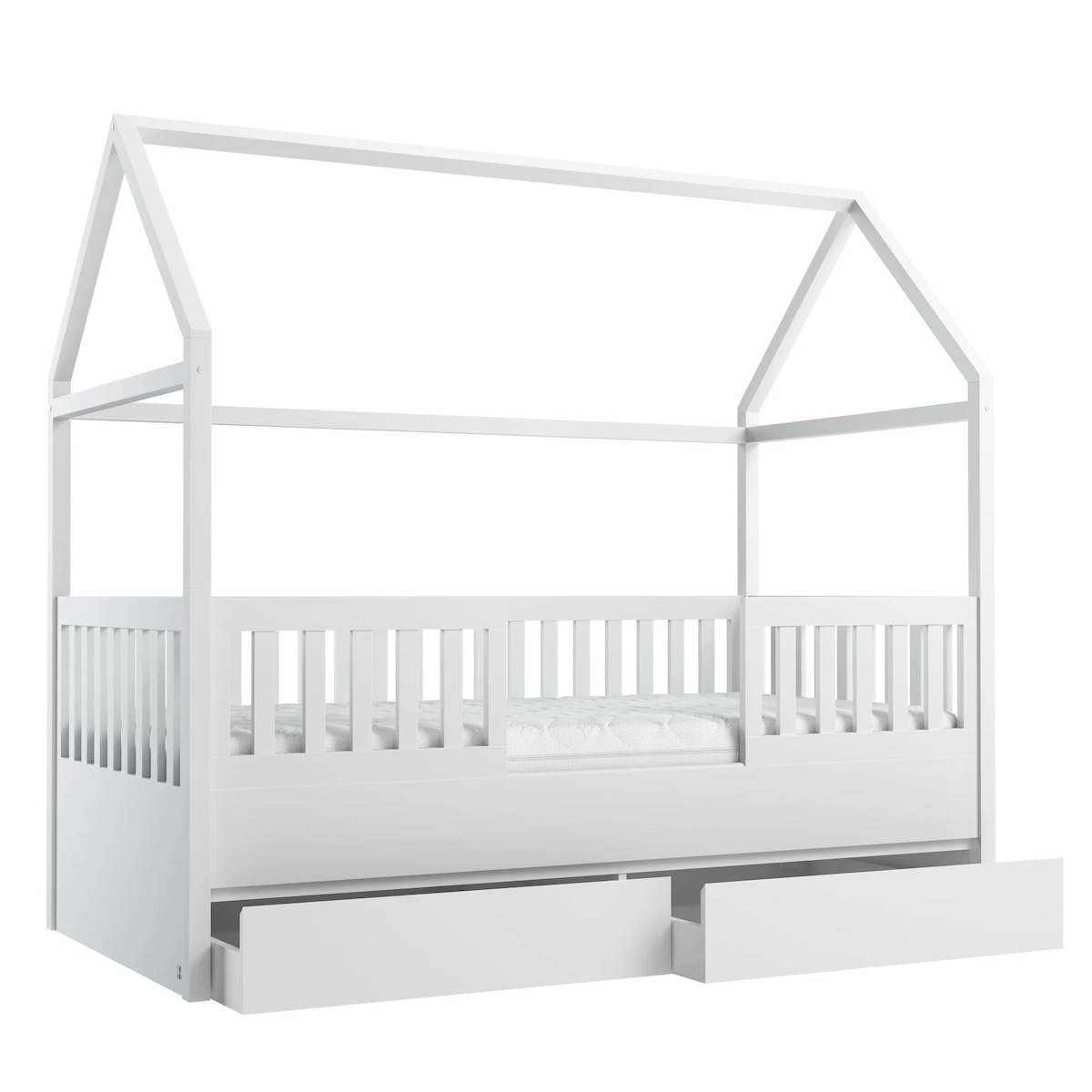 Housebed PRESTIGE 100x200cm 2 Schubladen Lui e Lei