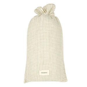 Housse de couette 150x200cm WABI SABI Nobodinoz Blue Grid