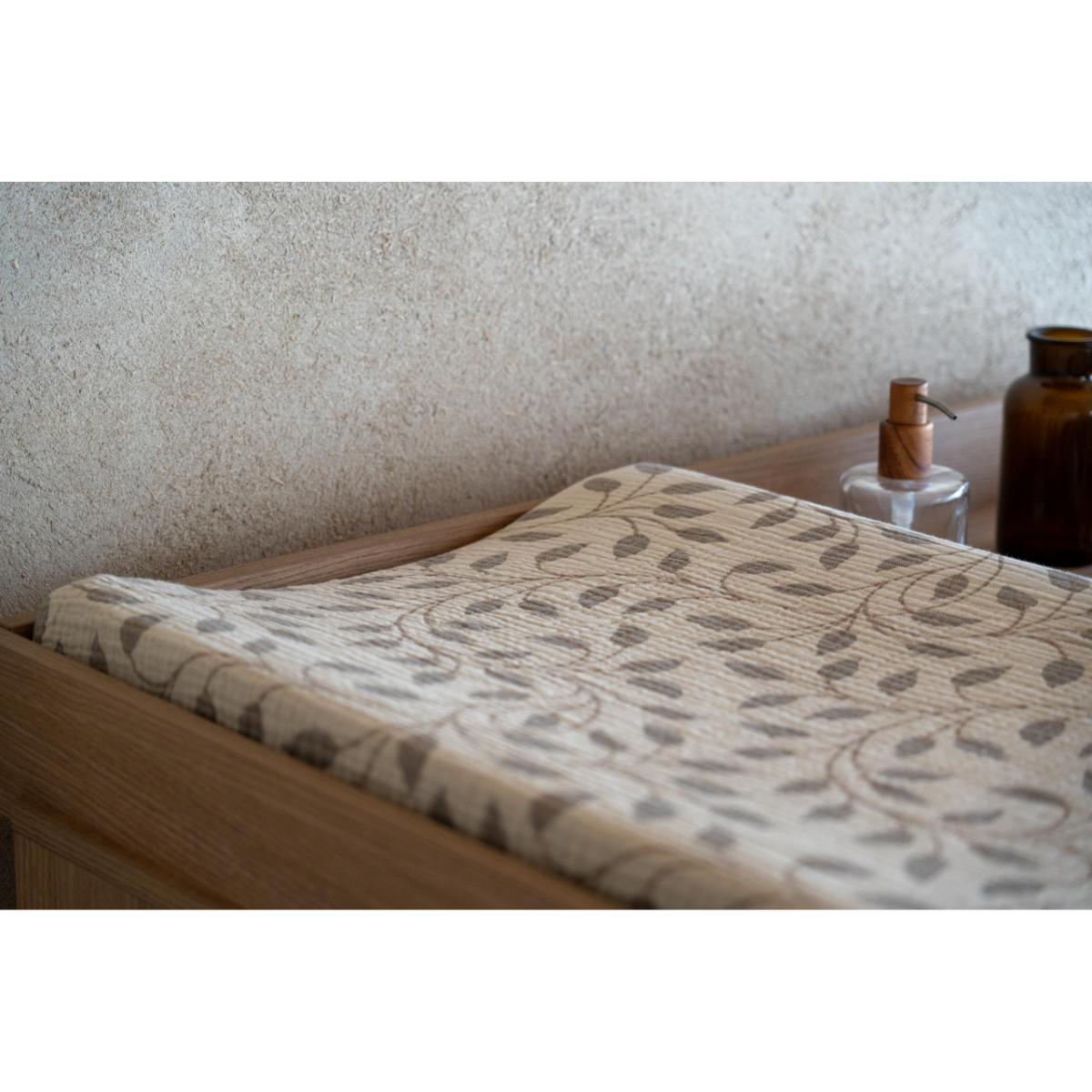 Housse matelas R/V NATURAL Quax Leaf