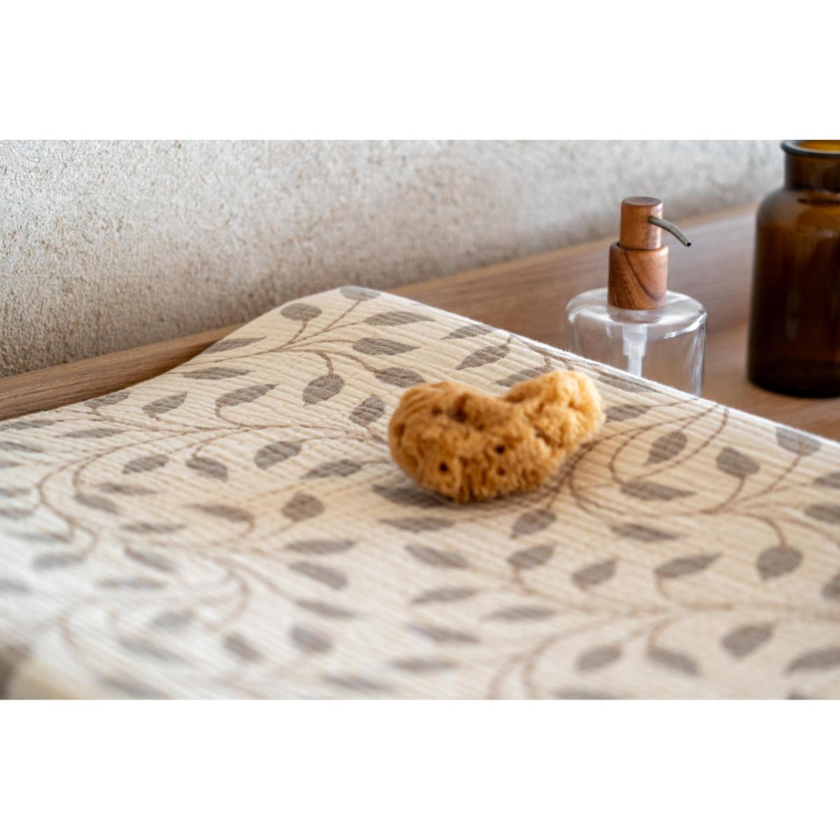 Housse matelas R/V NATURAL Quax Leaf