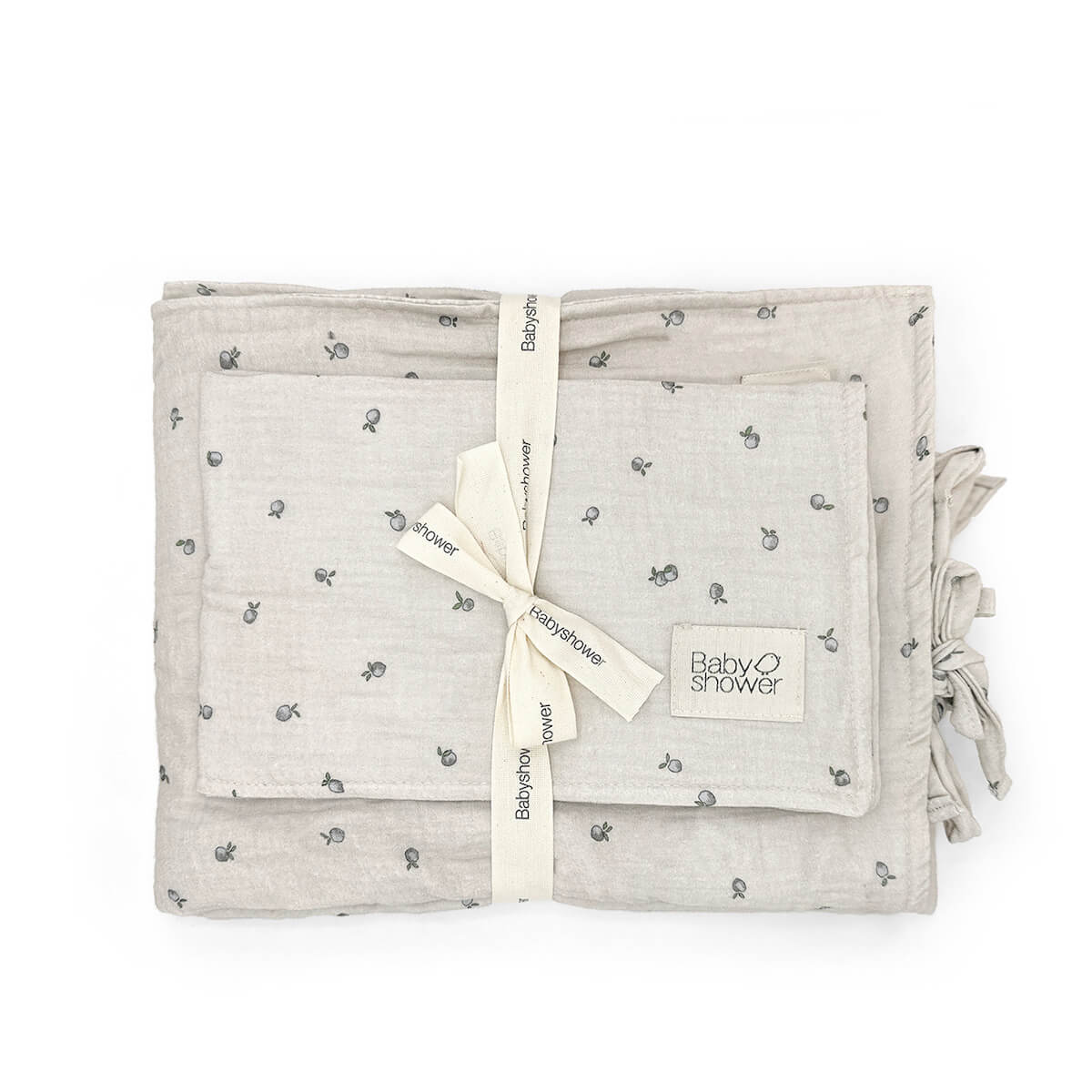 HOUSSE THE COUETTE ET TAIE D'OREILLER blue apricot