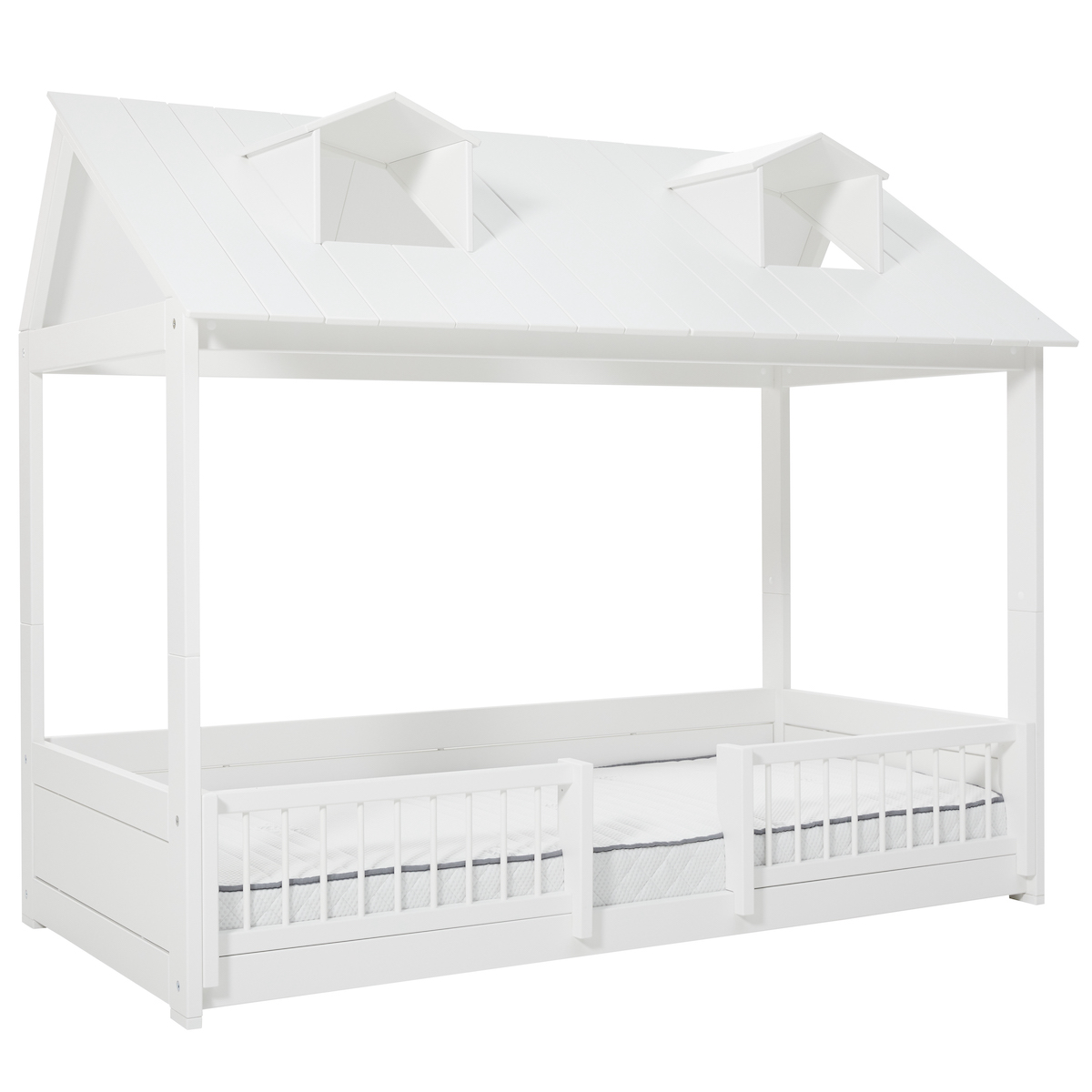 Hüttenbett 90x200cm 2in1 BEACH HOUSE Lifetime weiß