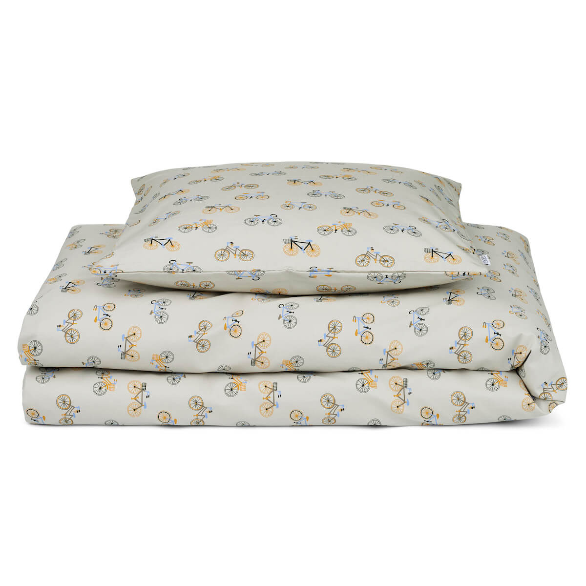Ingeborg junior bedding print Liewood Bicycle Cloud blue Drop 1/23