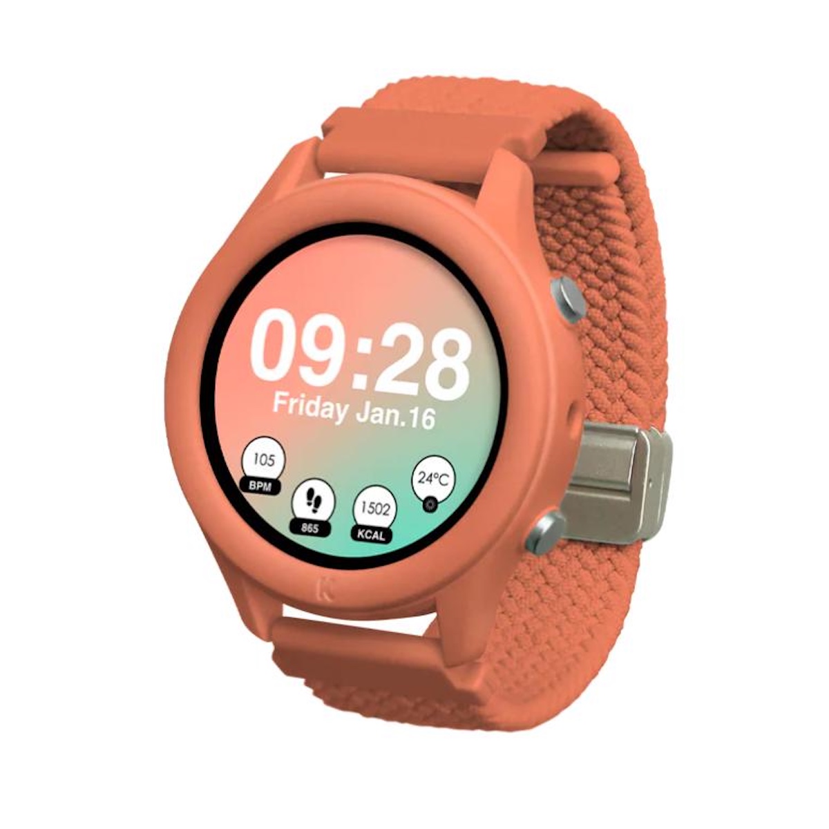 Interaktive Uhr K-WATCH Kidywolf Coral