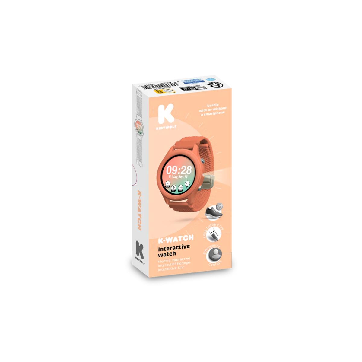 Interaktive Uhr K-WATCH Kidywolf Coral