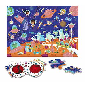 Interaktives Puzzle 24St Der Weltall SECRET Ludattica