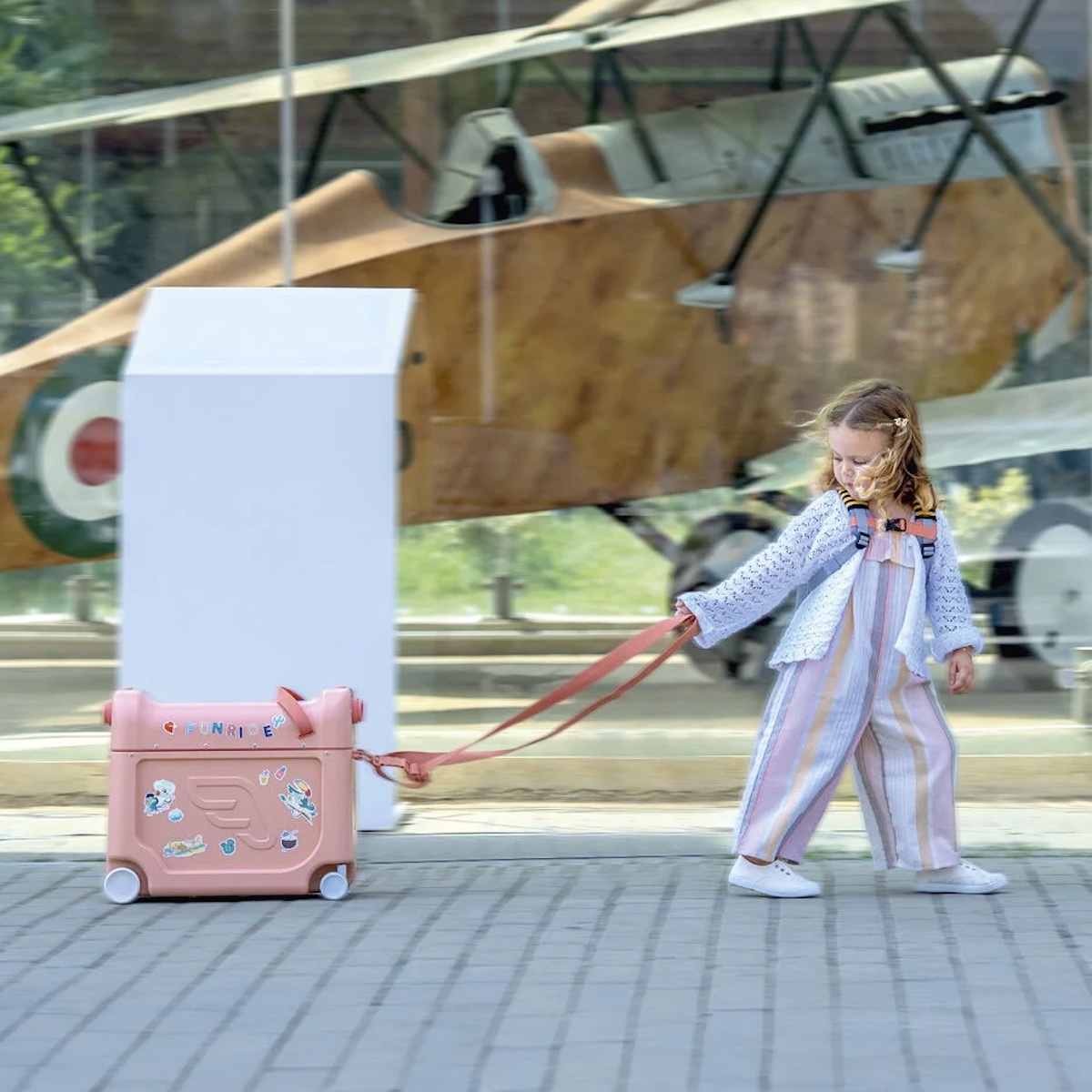 JETKIDS Bettkoffer Sokke Coral Pink