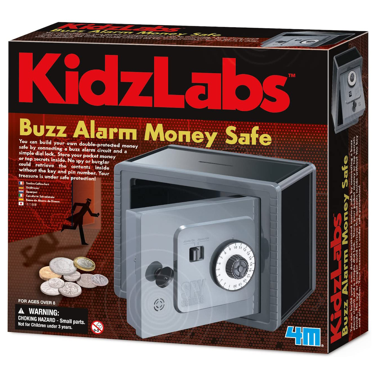 Jeu KIDZ LABS BUZZ ALARM MONEY SAFE 4M