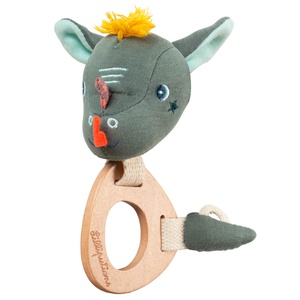 JOE Hochet en bois ECO Lilliputiens