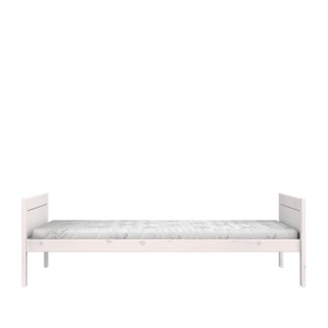 Jugendbett mit Deluxe Lattenrost 120x200cm Lifetime whitewash