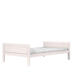 Jugendbett mit Deluxe Lattenrost 120x200cm Lifetime whitewash