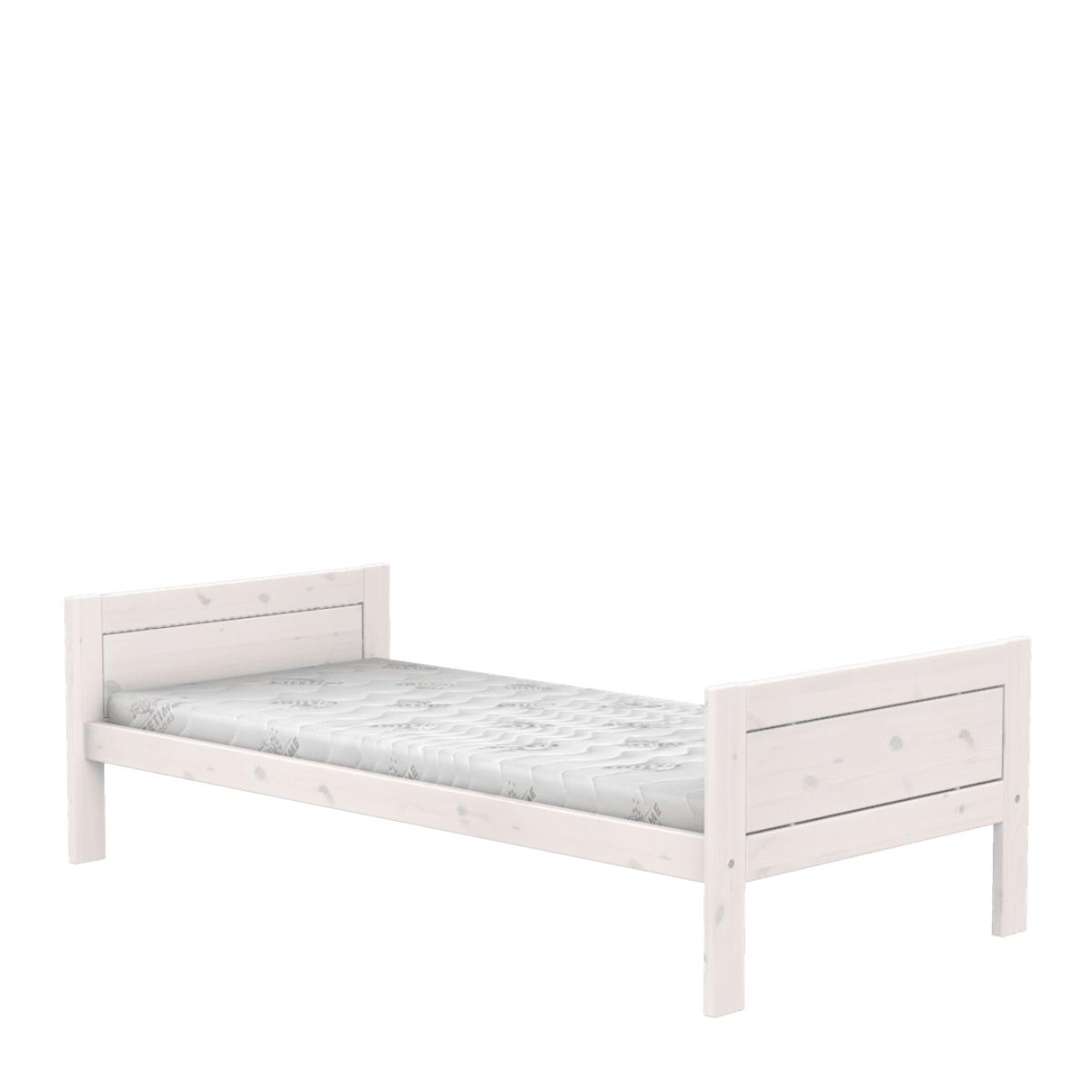 Jugendbett mit Deluxe Lattenrost 90x200cm Lifetime whitewash