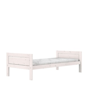 Jugendbett mit Deluxe Lattenrost 90x200cm Lifetime whitewash