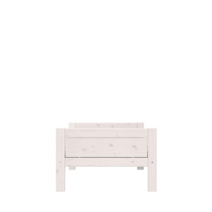 Jugendbett mit Deluxe Lattenrost 90x200cm Lifetime whitewash