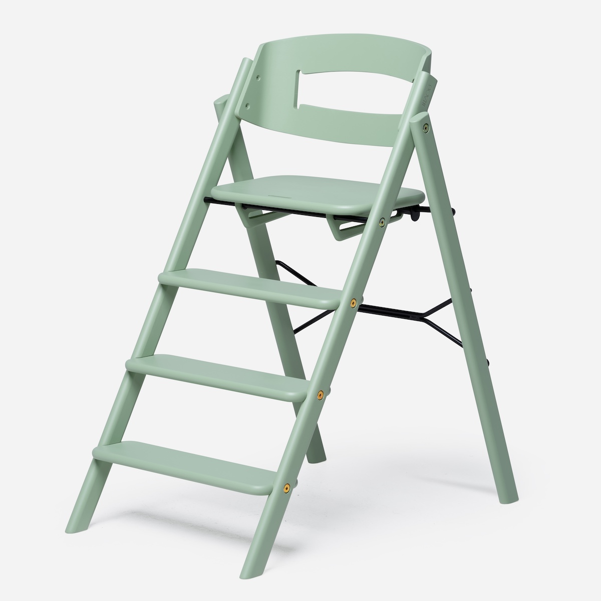 KAOS Klapp Hochstuhl aus Buche hellgrün