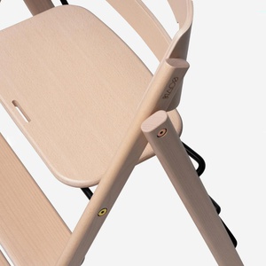 KAOS Klapp Hochstuhl aus naturbelassener Buche