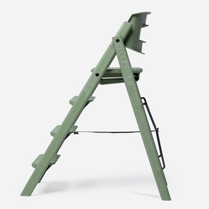 KAOS Klapp mineralgrüner Hochstuhl aus recyceltem Kunststoff